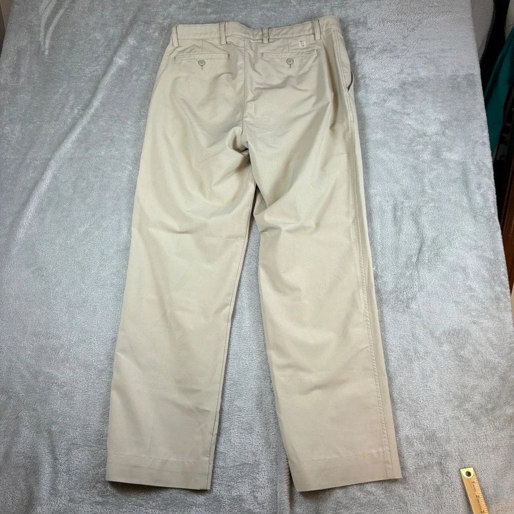 FootJoy Pants‎ Men 34x34 (Fits 34x32) Performance Golf Khaki Tan Stretch Regular